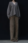 SWAYING 24 Autumn and Winter Cashmere Brushed Straight Pants SW-SW24AW3B41-TUO Camel